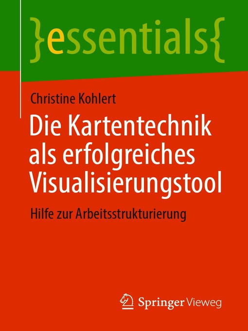 Title details for Die Kartentechnik als erfolgreiches Visualisierungstool by Christine Kohlert - Available